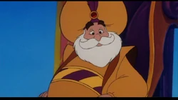 O Sultão em Aladdin e os 40 Ladrões.