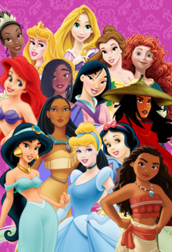 De quais eras são as princesas da Disney?