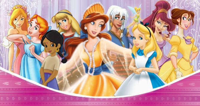 De quais eras são as princesas da Disney?