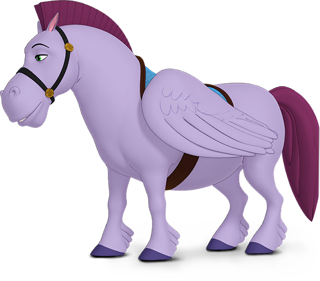 Como é o nome do cavalo da princesa Sofia?