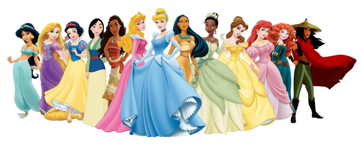 Set of 6: Disney Princess Little Kingdom Classic Dolls Ariel R... Snow White 