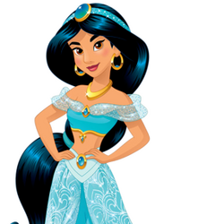 prompthunt a beautiful woman with long black hair brown eyes tanned skin  as a disney princess painting