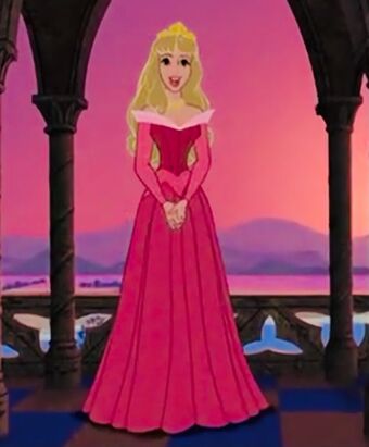 pink dress disney princess