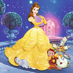 Belle with the enchanted servants