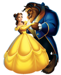 Belle and Beast Diamond Edition Clipart