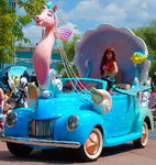 Ariel at the Disney Stars and Motorcars Parade