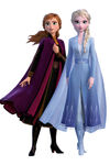 Anna & Elsa Frozen 2 Render