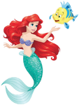 Ariel and Flounder