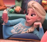 Elsa's casual attire