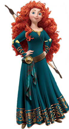 Merida, princesse Disney rebelle - Disney - 3 ans