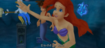 Ariel begging her father from destroying the crystal triton