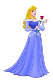 Aurora's first pose but in her blue dress