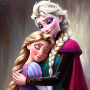 Queen elsa and princess rapunzel by tenshichan1013 dgjwtyn-pre