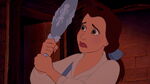 Belle with the Enchanted Mirror in hand