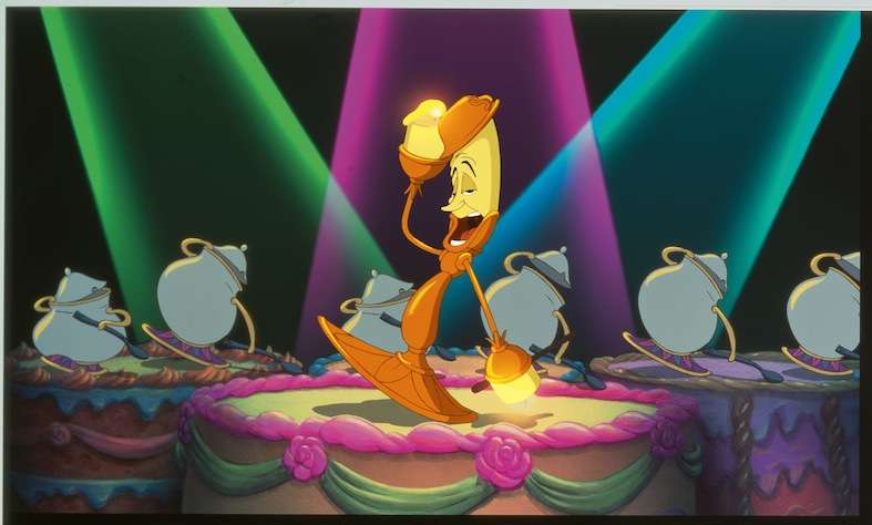 lumiere beauty and the beast be our guest