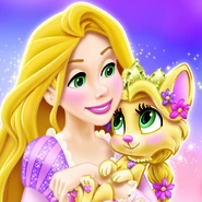 Rapunzel Holding Summer