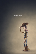 Toy Story 4 - Woody teaser poster