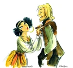 Esmeralda with Phoebus by Vance Gerry