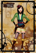 Steampunk mulan by helleetitch-d3cro0l