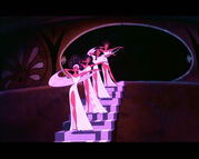 Four of the five muses, at the start of the movie when Thalia is flirting with the Hercules-vase