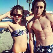 Leo Howard shirtless