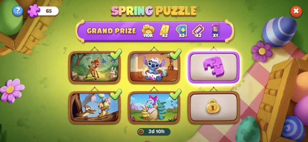Spring Puzzle | Disney Solitaire Wiki | Fandom