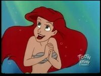 In the episode no.30 "Ariel's Treasures"