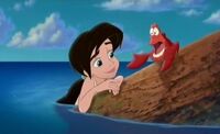 Sebastian with Melody in Return to the Sea