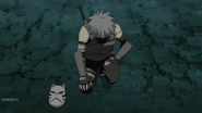 Kakashi accepts to be Hiruzen's right hand man in the Anbu, just like he did with Minato.