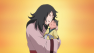 Kurenai with baby Mirai