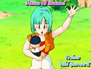 Bulma ses the Z fighters coming to fight the androids