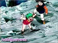 Bulma yells in frustration