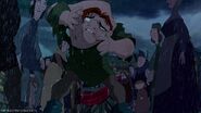 Quasimodo being look at by the crowd