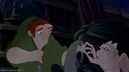 Quasimodo is told by a happy Laverne to go help Phoebus