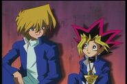 Yugi and Joey talk about their friendship