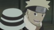 Naruto tells Inari that Ramen is tasty, and once he comes to Konoha he will treat him to one.