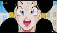 Videl saw Gohan get punched by Red Shark Gang