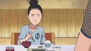 Shikamaru telling his father that even through Naruto is his friend; he doesn't want to see his friend suffer or getting hurt.