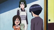 Hanabi shows Hinata that she was doing her homework