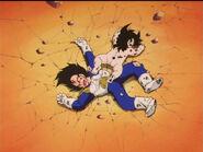 Vegeta is defeated