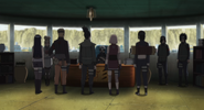 Kakashi calls the Hanabi Rescue Team to his office