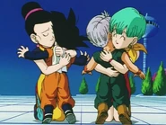 Chi-Chi hugs Goten