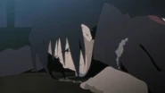 Sasuke asking Itachi why would he murder their whole clan.