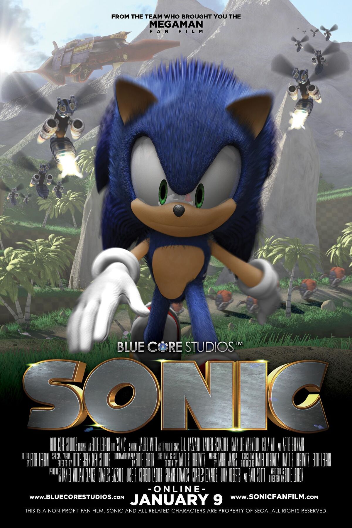 Sonic movie 3 fanmade japan poster and final V4 Sonic movie 3 US
