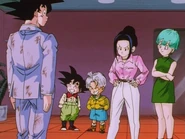 Chi-Chi scolding Goku