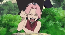 Sakura in the second Naruto movie.