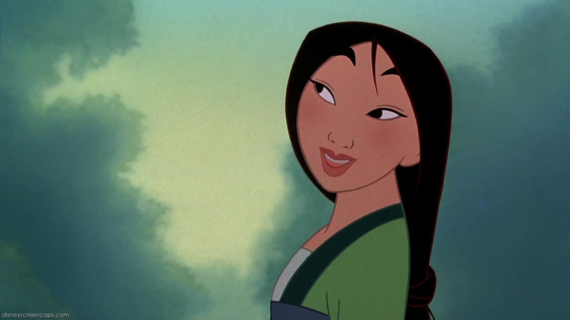 mulan green dress