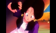 Videl was surprised to see the Great Saiyaman save her life