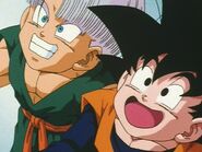 Goten is happy that his mom is alive