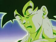 Goku gets heal by Dende